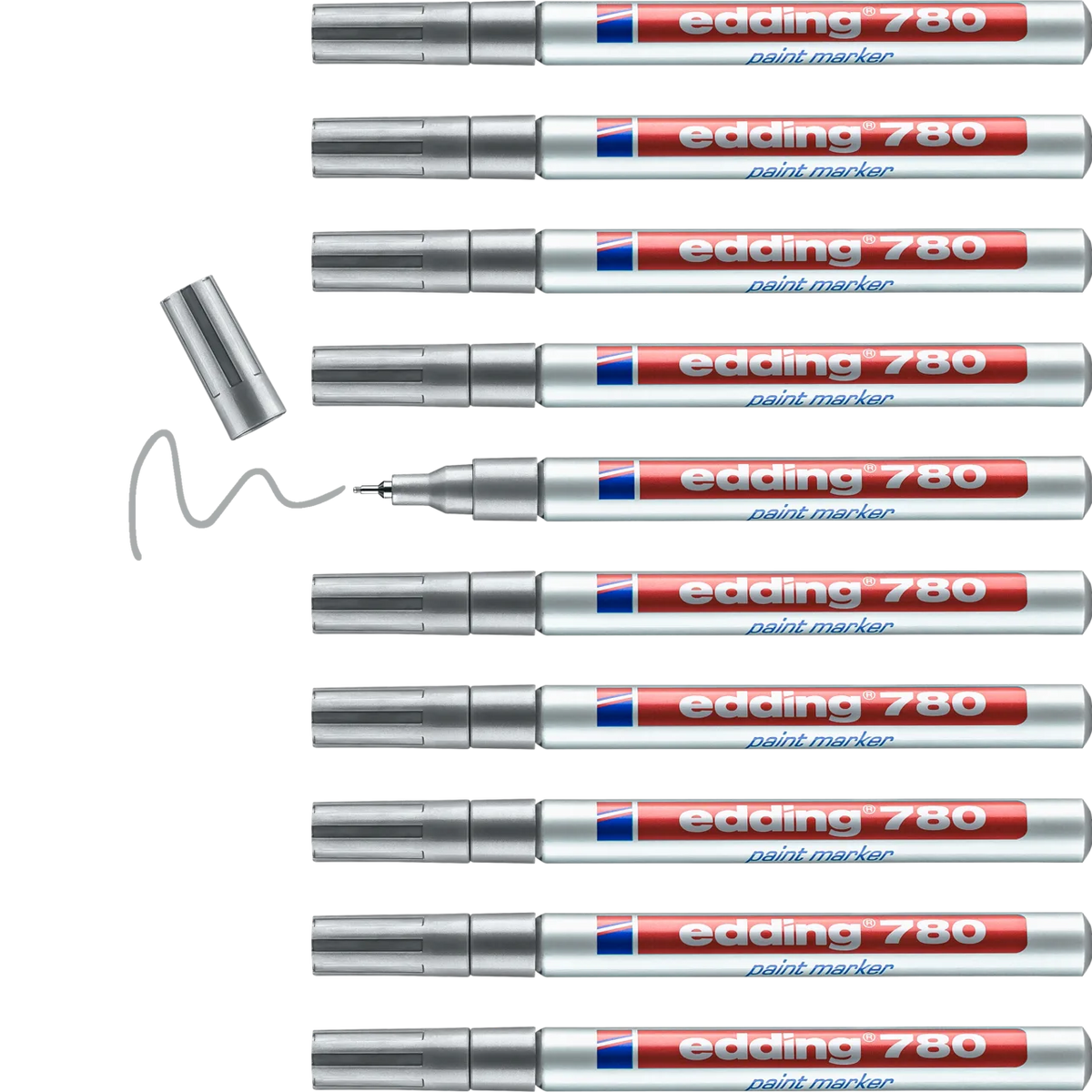 edding e-780 silber – Detailansicht 2