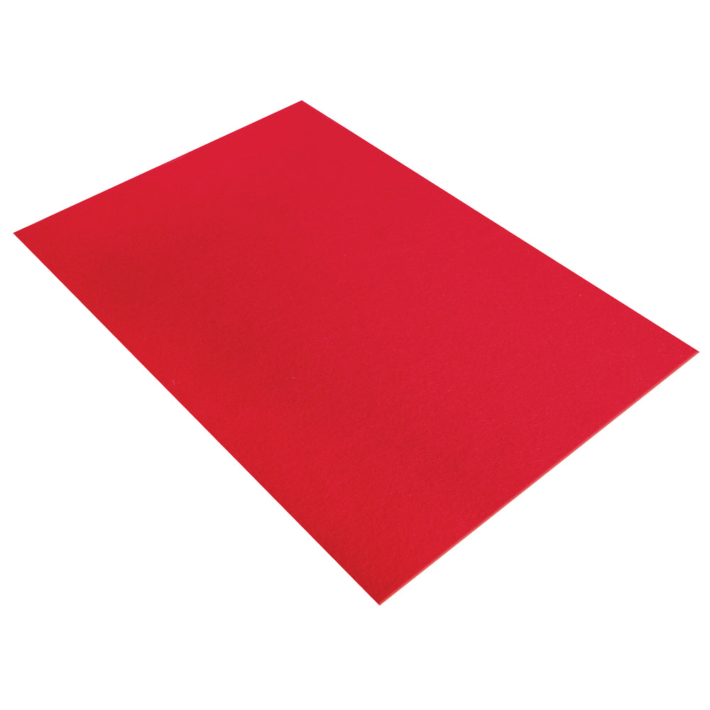 Textilfilz, h.rot, 30x45x0,2cm — Bild 1