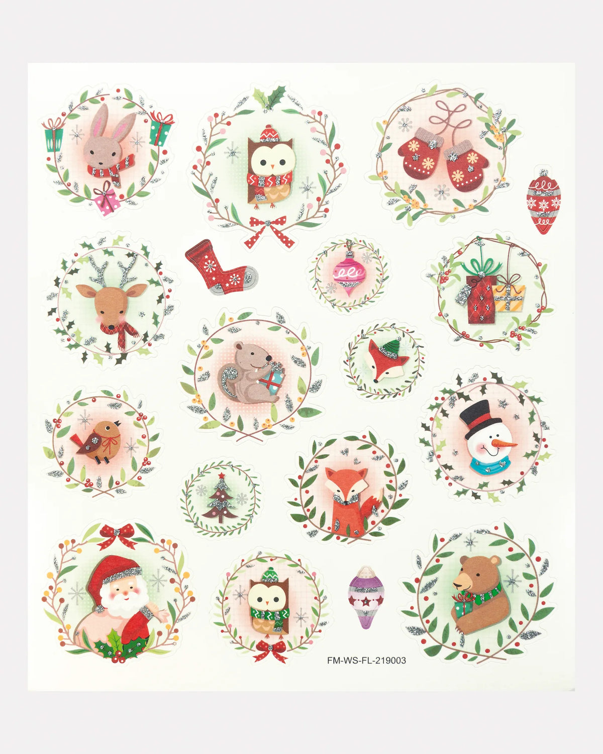 folia Charming Sticker CHRISTMAS III, 15x17cm