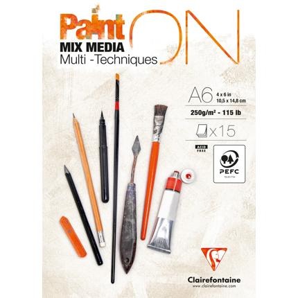Painton Mix Media Block, A6, 15Bl. 250g.