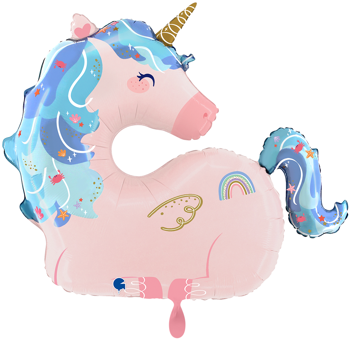 Premioloon Folienballon Maritime Unicorn