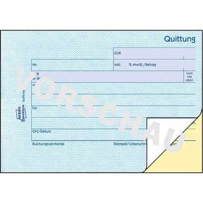 AVERY Zweckformquittung A6,2x40 Blatt – Detailansicht 2