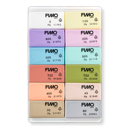 Fimo soft Set 12St.Pastell – Detailansicht 2