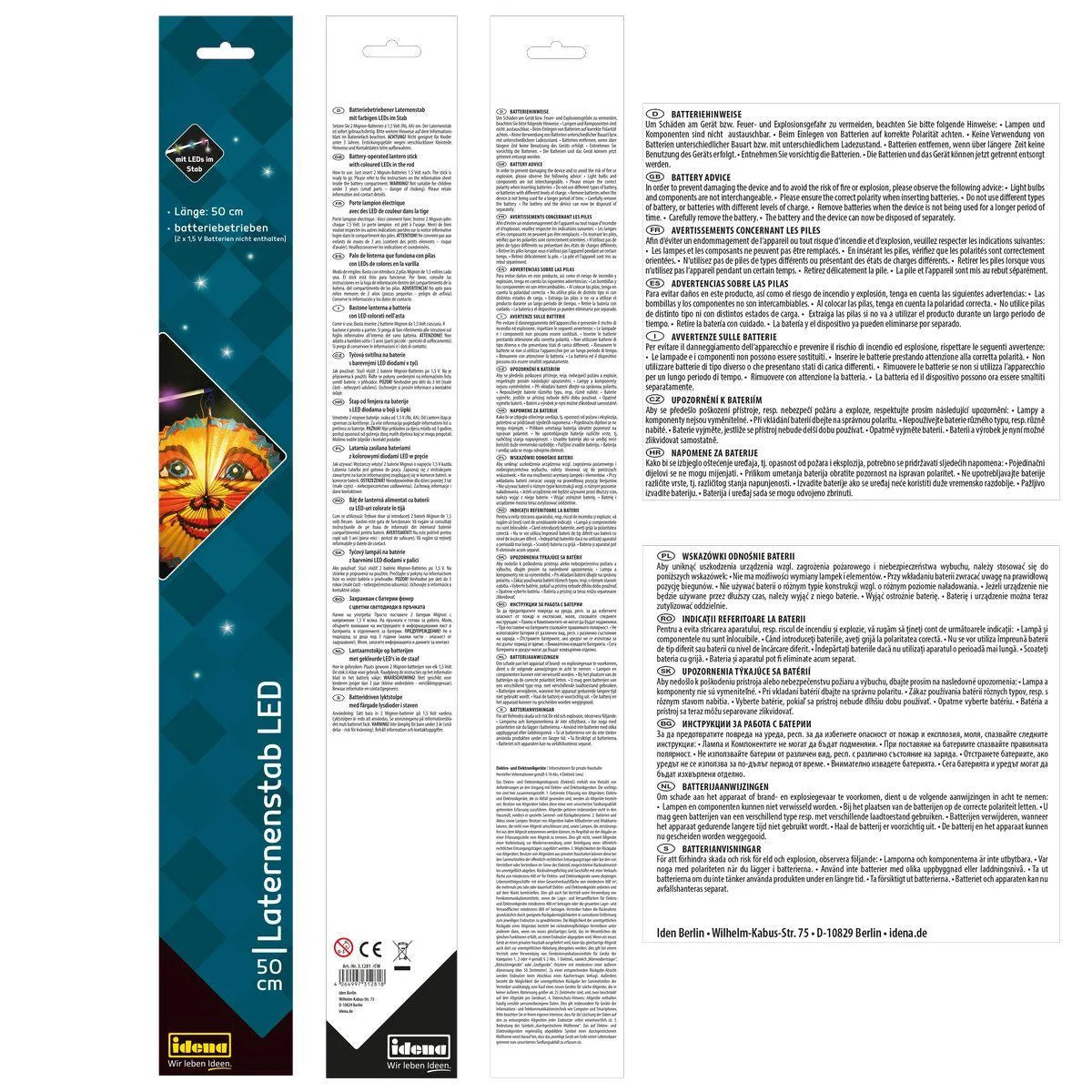 Laternenstabb 39cm Led – Detailansicht 2