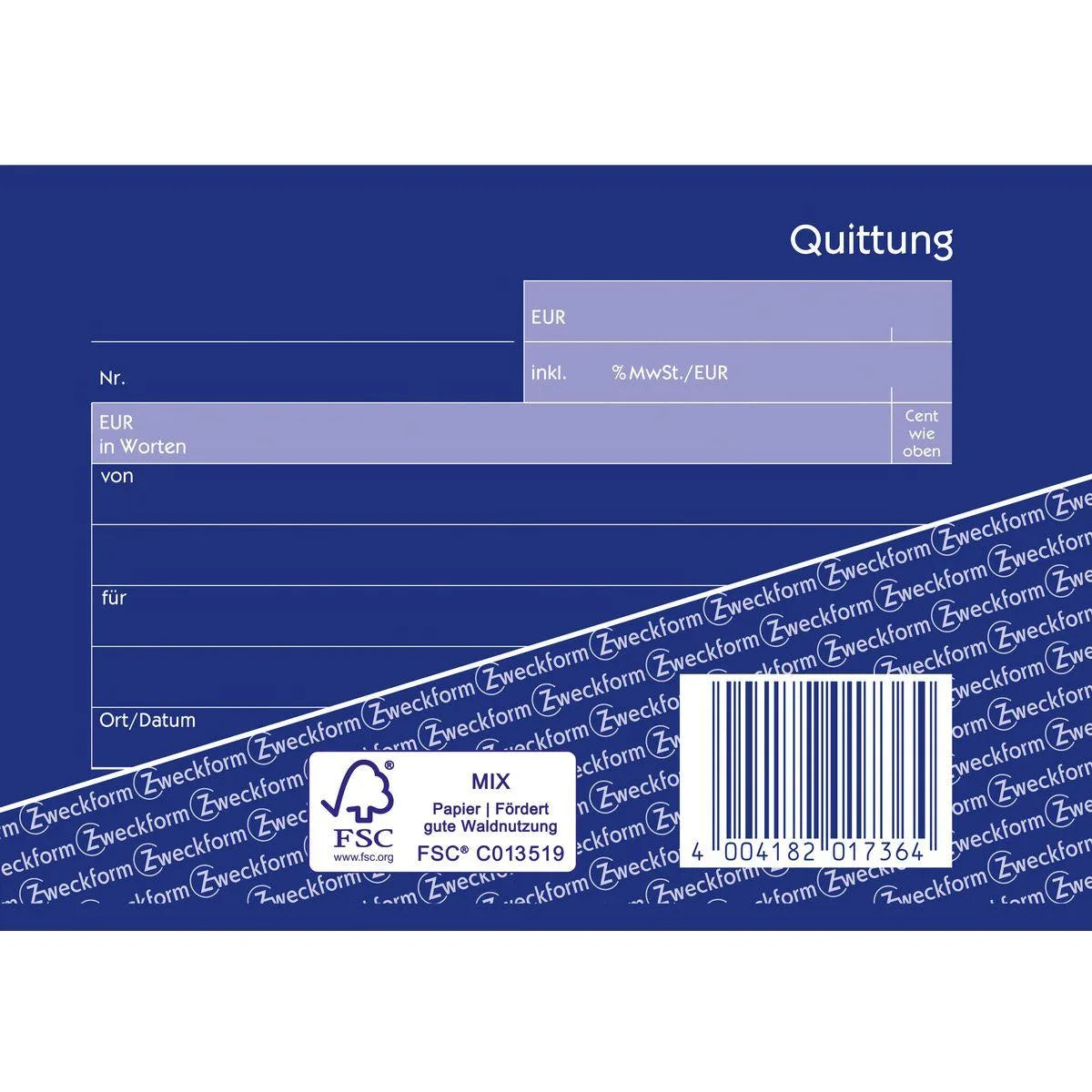 AVERY Zweckformquittung A6,2x40 Blatt – Detailansicht 3