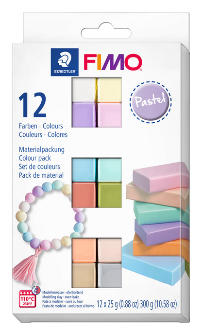 Fimo soft Set 12St.Pastell – Detailansicht 4