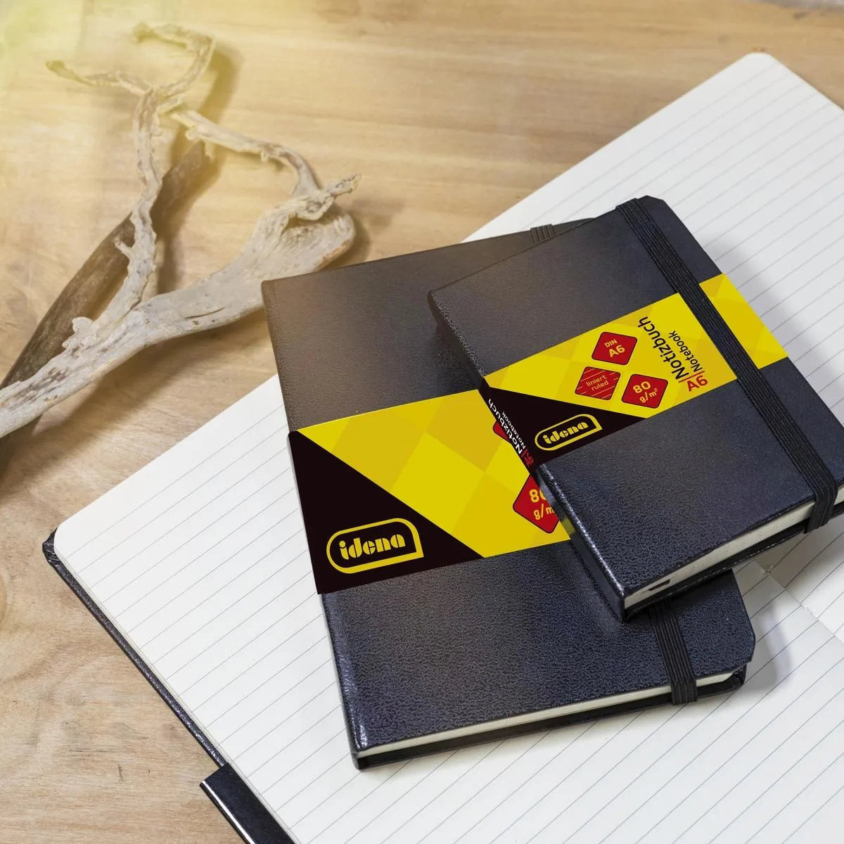 Idena Notizbuch,A4,80g.192S.kariert – Detailansicht 5