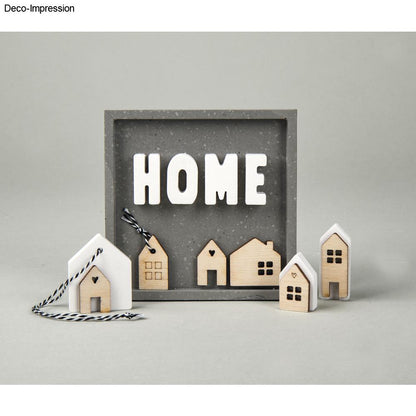 Holz Streuteile MiniHaus, FSC Mix Credit, natur, 2,5-3,5cm, sortiert, SB-Btl. 24Stück — Bild 3