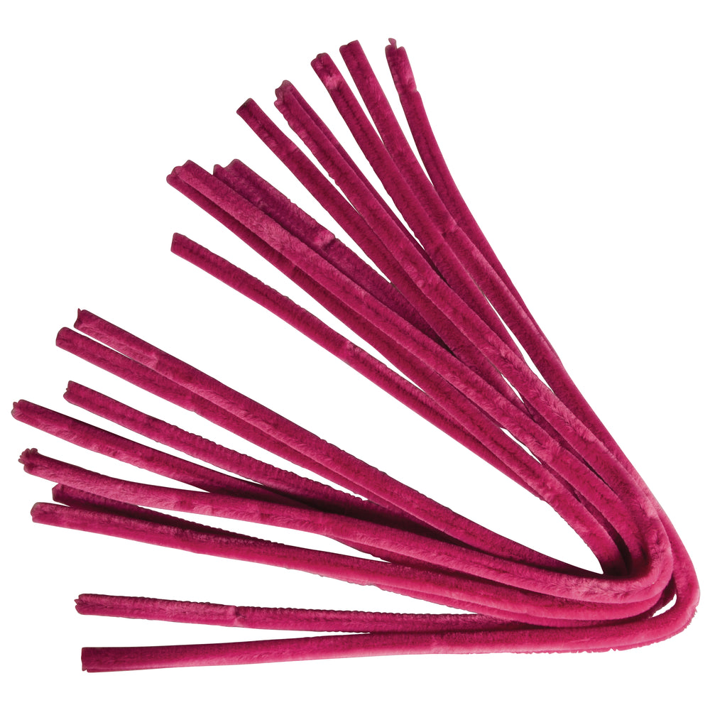 Chenilledraht, pink, 10Stk. — Bild 1