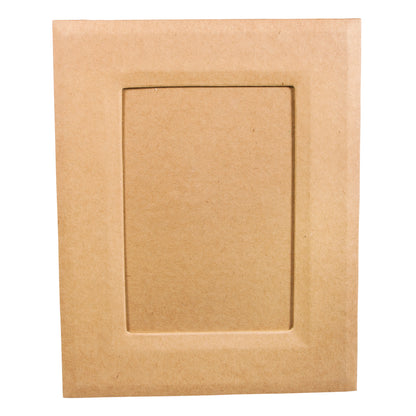 Pappmaché Bilderrahmen,FSC Recycled 100, 19x24x0,7cm, mit Aufsteller+Aufhänger — Bild 1